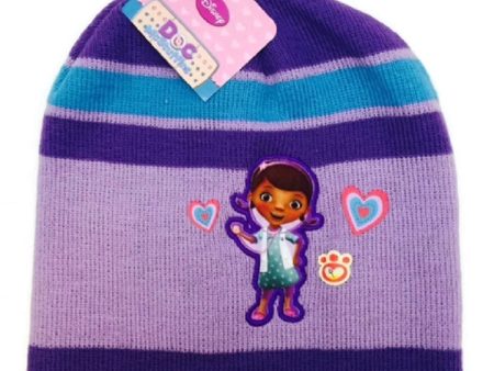 Doc McStuffins Stocking Hat Purple Cap Online Hot Sale