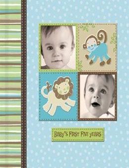 Keepsake Book & Box Baby First Five Years Blue on Sale