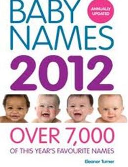 Baby Names 2012 3ed Cheap