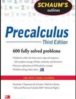 Schaum s Outline of Precalculus, 3rd Edition Online