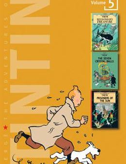 The Adventures Of Tintin Volume 5:  Red Rackhams Treasure ,  The Seven Crystal Balls ,  Prisoners of the Sun  Sale