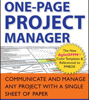 The New One Page Project Manager: Communicate And Manage Any For Cheap