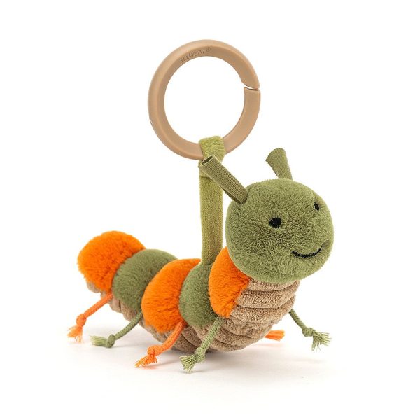 JellyCat Little Christopher Caterpillar Rattle For Discount