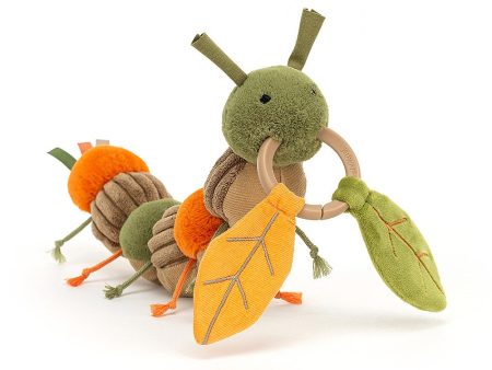 JellyCat Christopher Caterpillar Activity Toy - H12cm Fashion